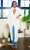 Distressed Zip Up Faux Fur Cardigan - White sold by Cutely Covered