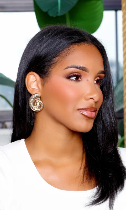 Ariel's Conch Earrings sold by Cutely Covered