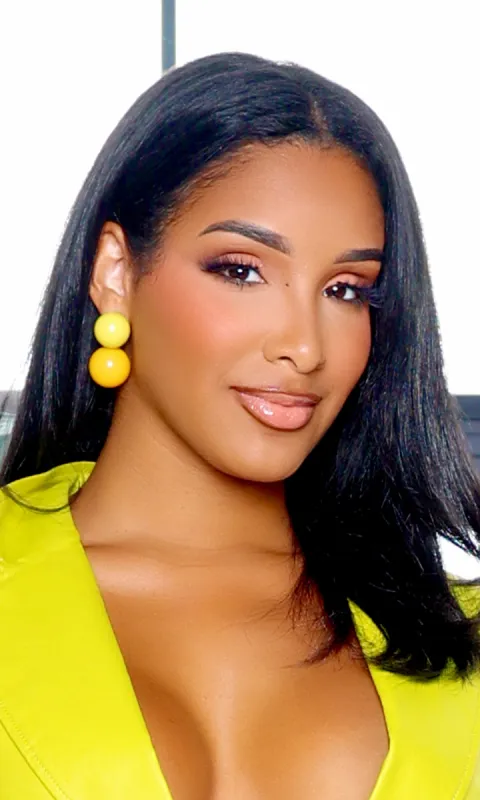 Double Ball Delight Statement Earrings sold by Cutely Covered