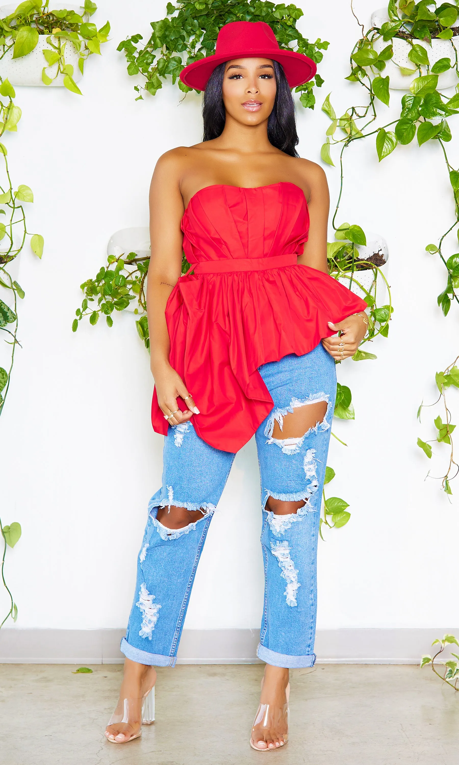 Ring The Alarm | Sweetheart A Line Top sold by Cutely Covered