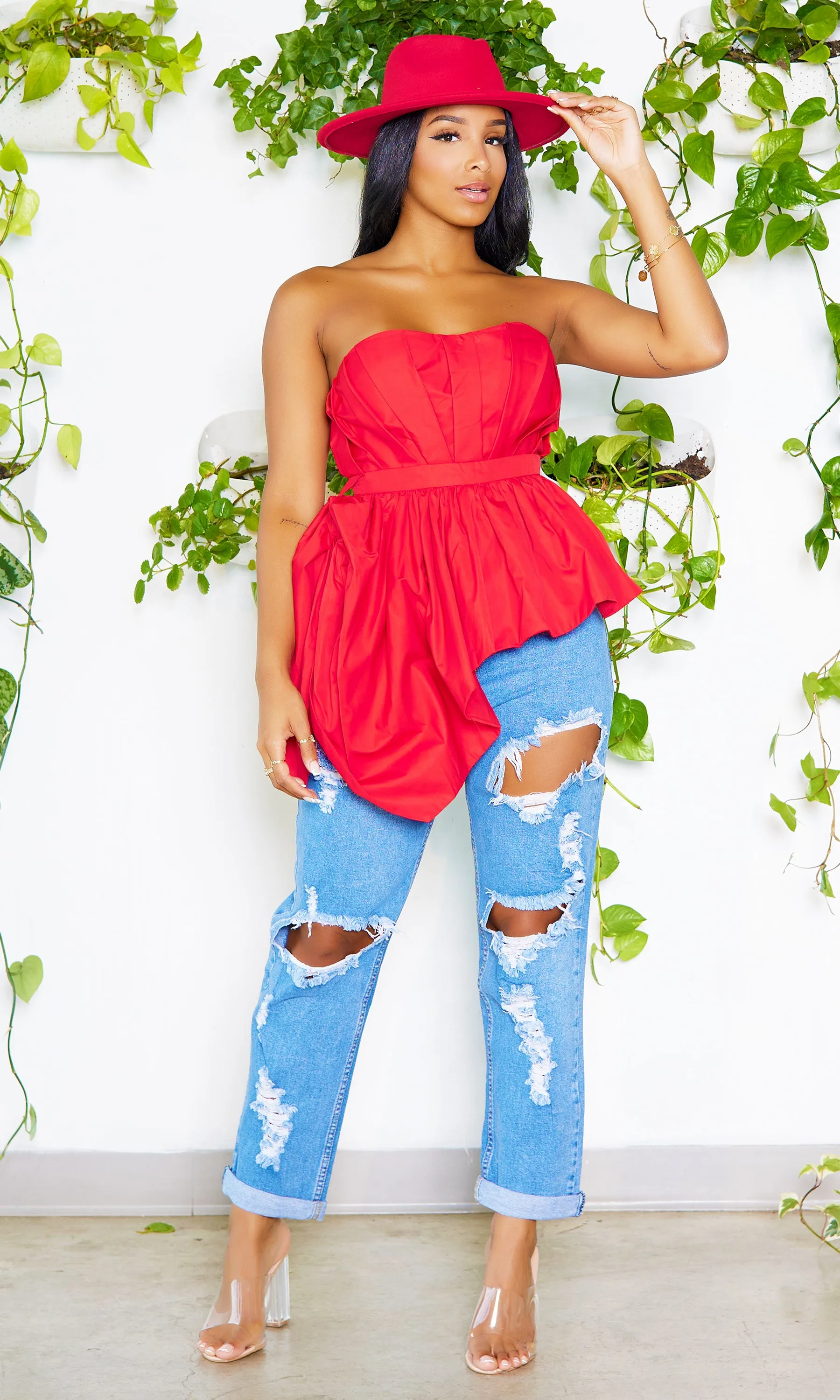 Ring The Alarm | Sweetheart A Line Top sold by Cutely Covered product image thumbnail 4