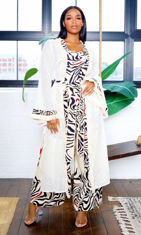 Kaia | Kimono Women - White sold by Cutely Covered