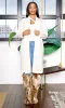 Lilah | Open Front Cardigan with Pockets - White L4 sold by Cutely Covered