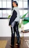 Khloe | Black  Faux Leather Pants K2 sold by Cutely Covered