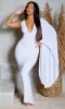 Angel | Elegant Asymmetry Dress - White sold by Cutely Covered