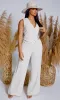 Sleeveless Vest Top and Pants Set - Oatmeal sold by Cutely Covered
