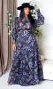 Alaina | Floral Chiffon Dream Skirt Set - Black sold by Cutely Covered