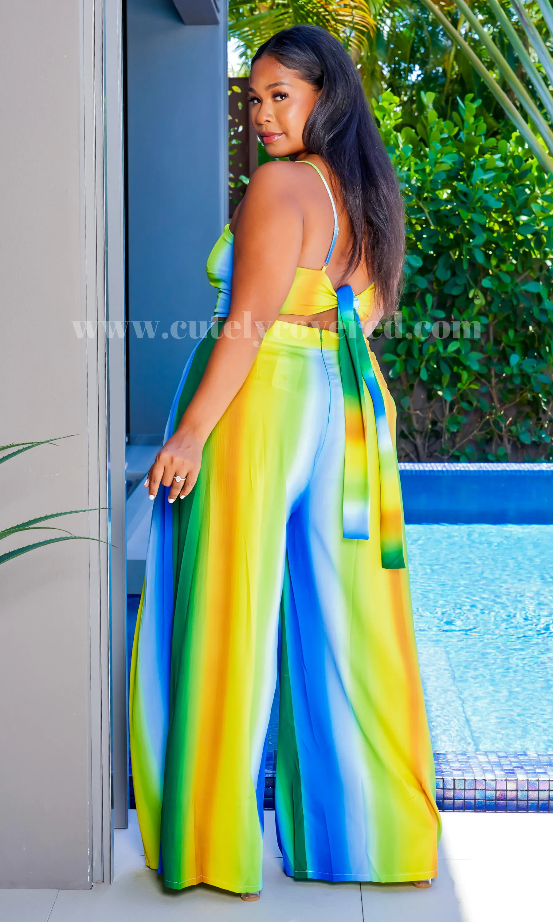 Ombre' for Summer | Resort Wide Leg Pant Set-Final Sale sold by Cutely Covered product image thumbnail 2