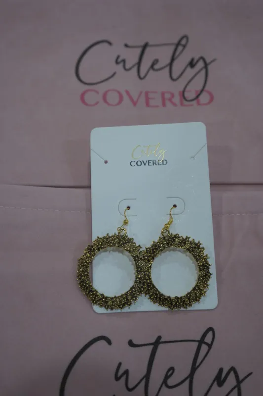 Circular Dangled Earrings sold by Cutely Covered