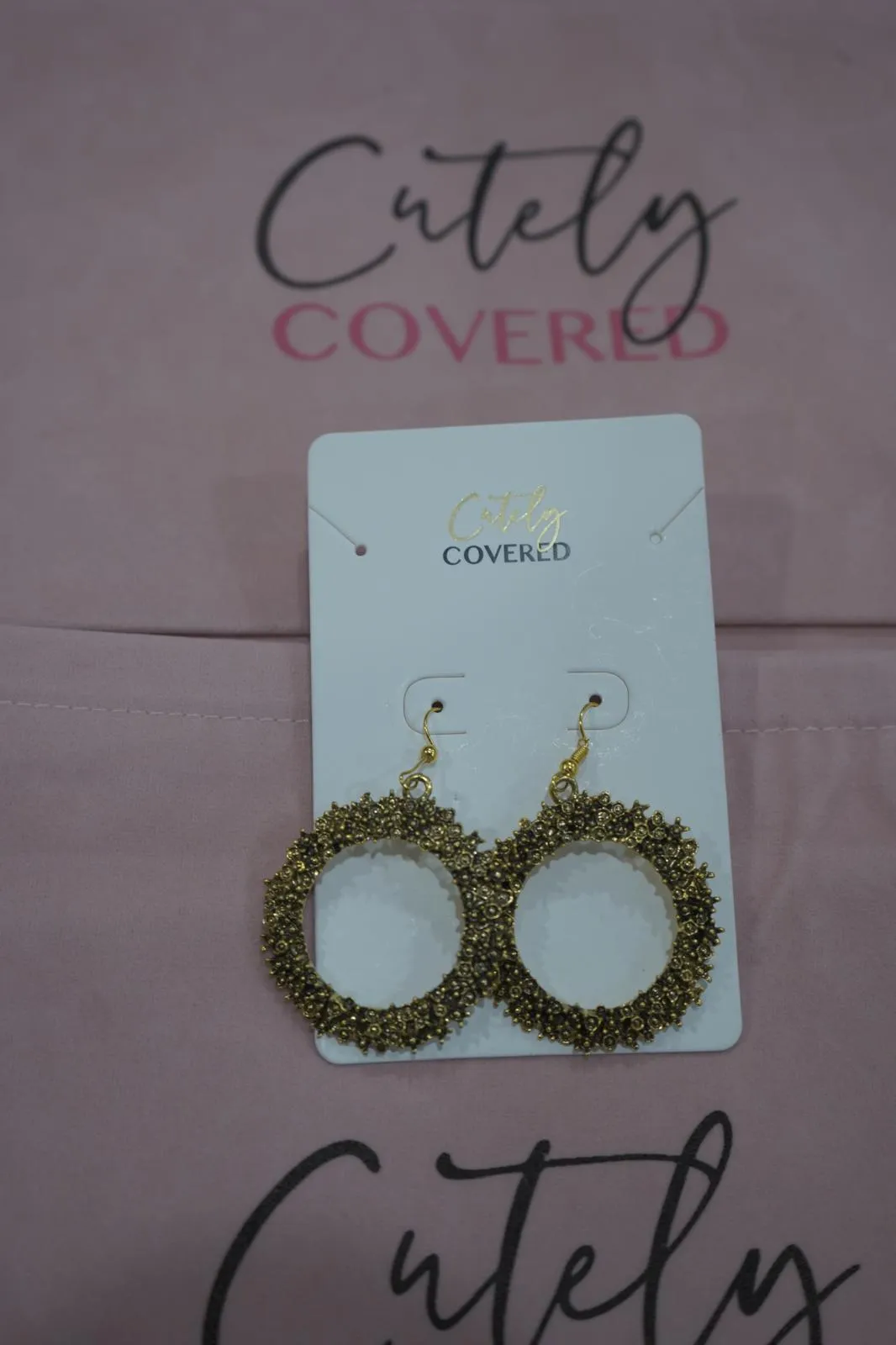 Circular Dangled Earrings sold by Cutely Covered