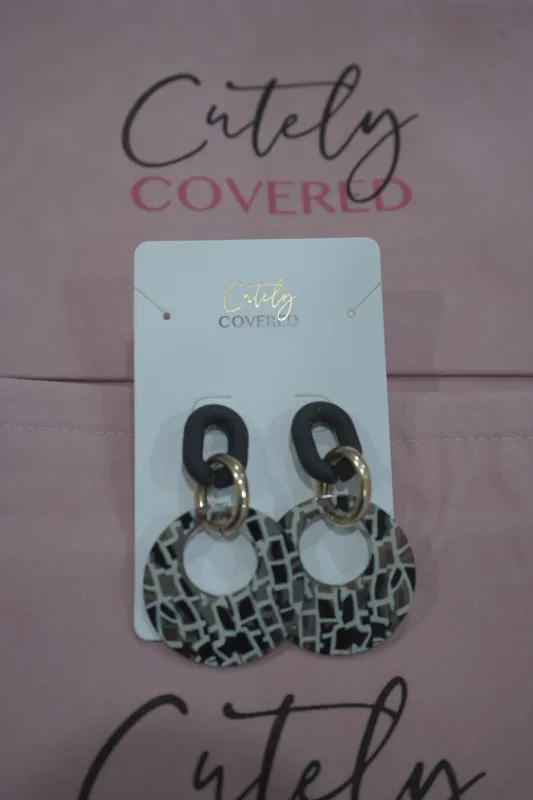 Leopard’s Triple Hoop Earrings sold by Cutely Covered