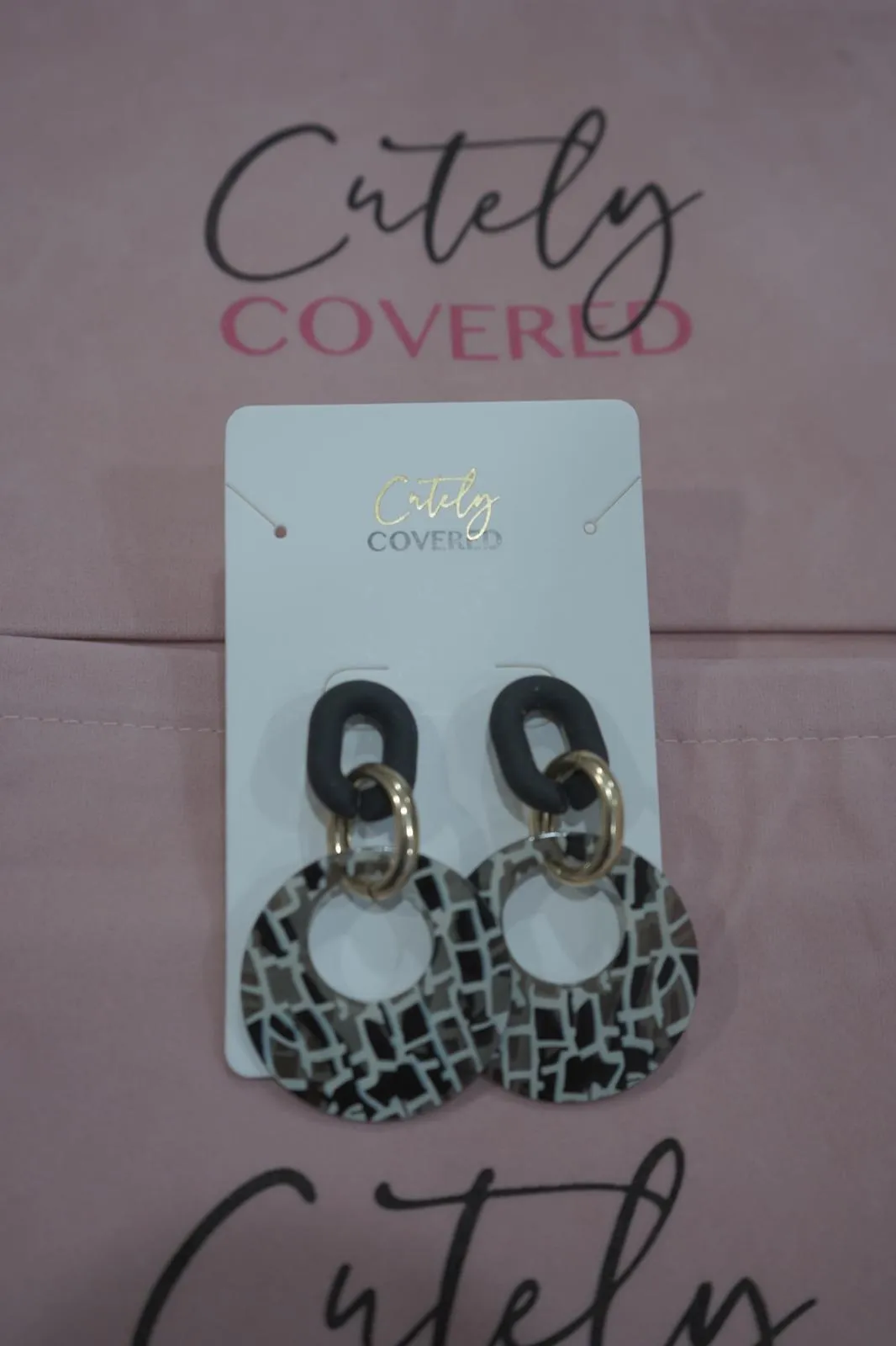 Leopard’s Triple Hoop Earrings sold by Cutely Covered