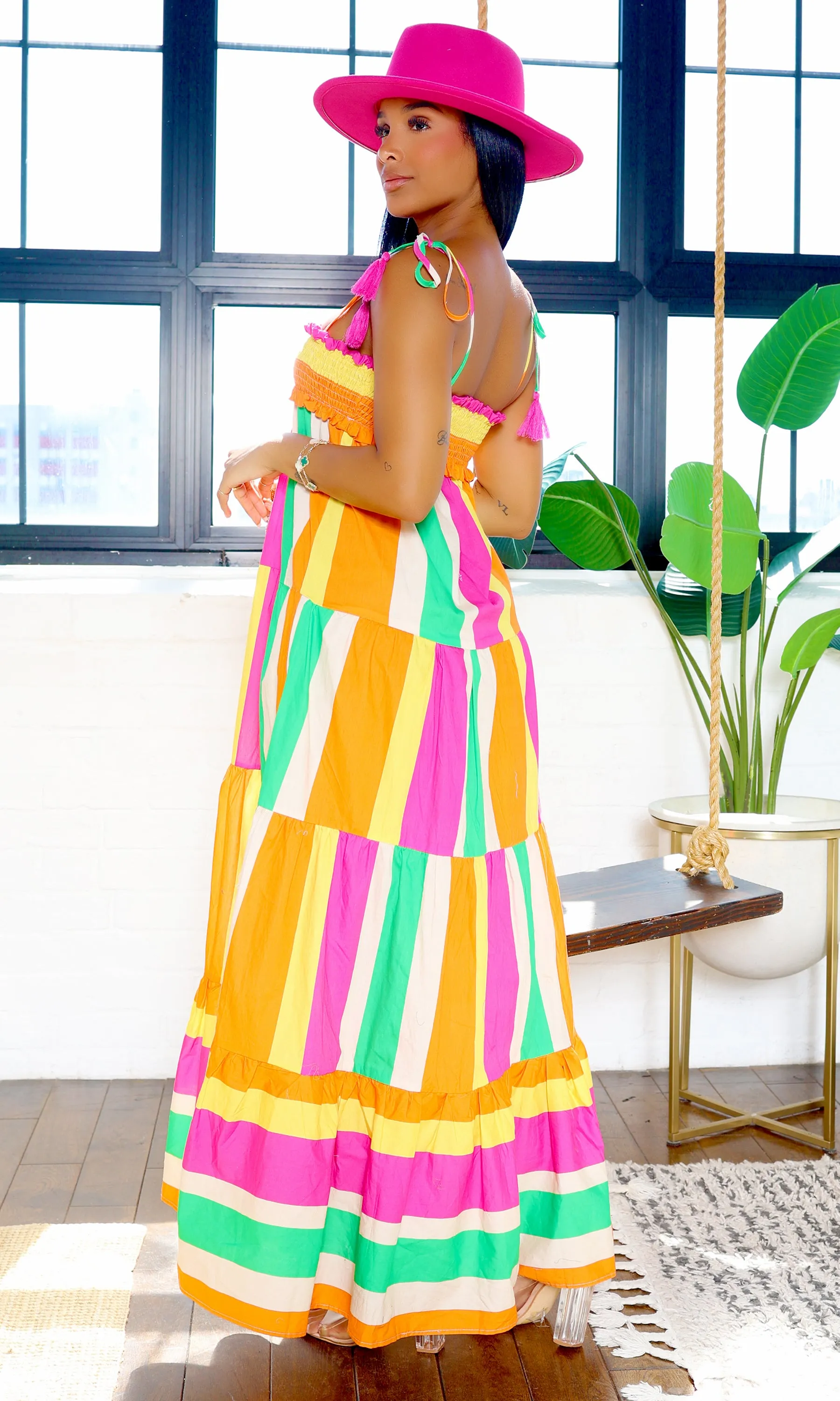 Alayna Maxi Dress - Multicolor A11 FINAL SALE sold by Cutely Covered product image thumbnail 3