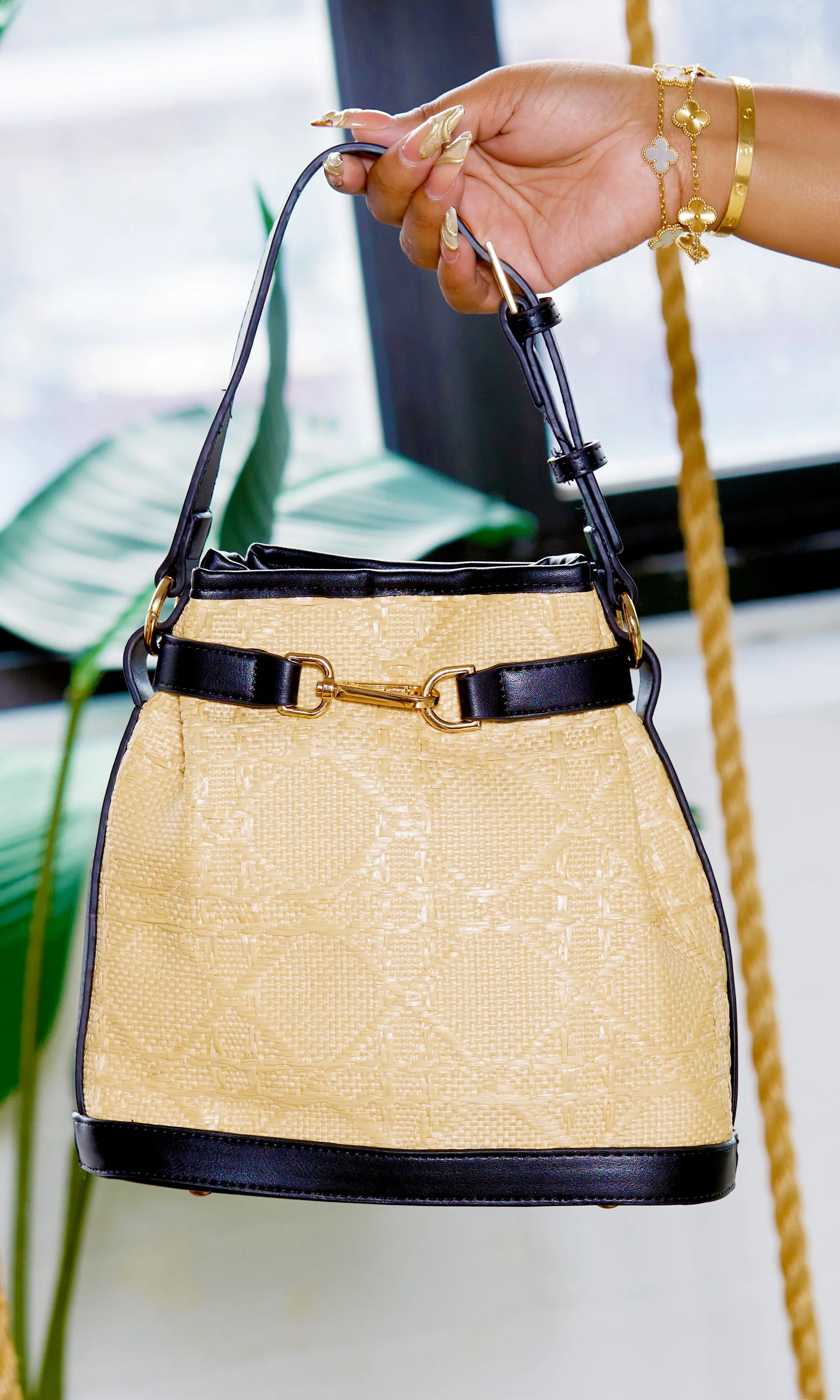 Bucket Handbag - Black sold by Cutely Covered