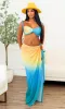 Twist Rope Detail Mesh Swim Coverup Skirt Set- Multicolor sold by Cutely Covered