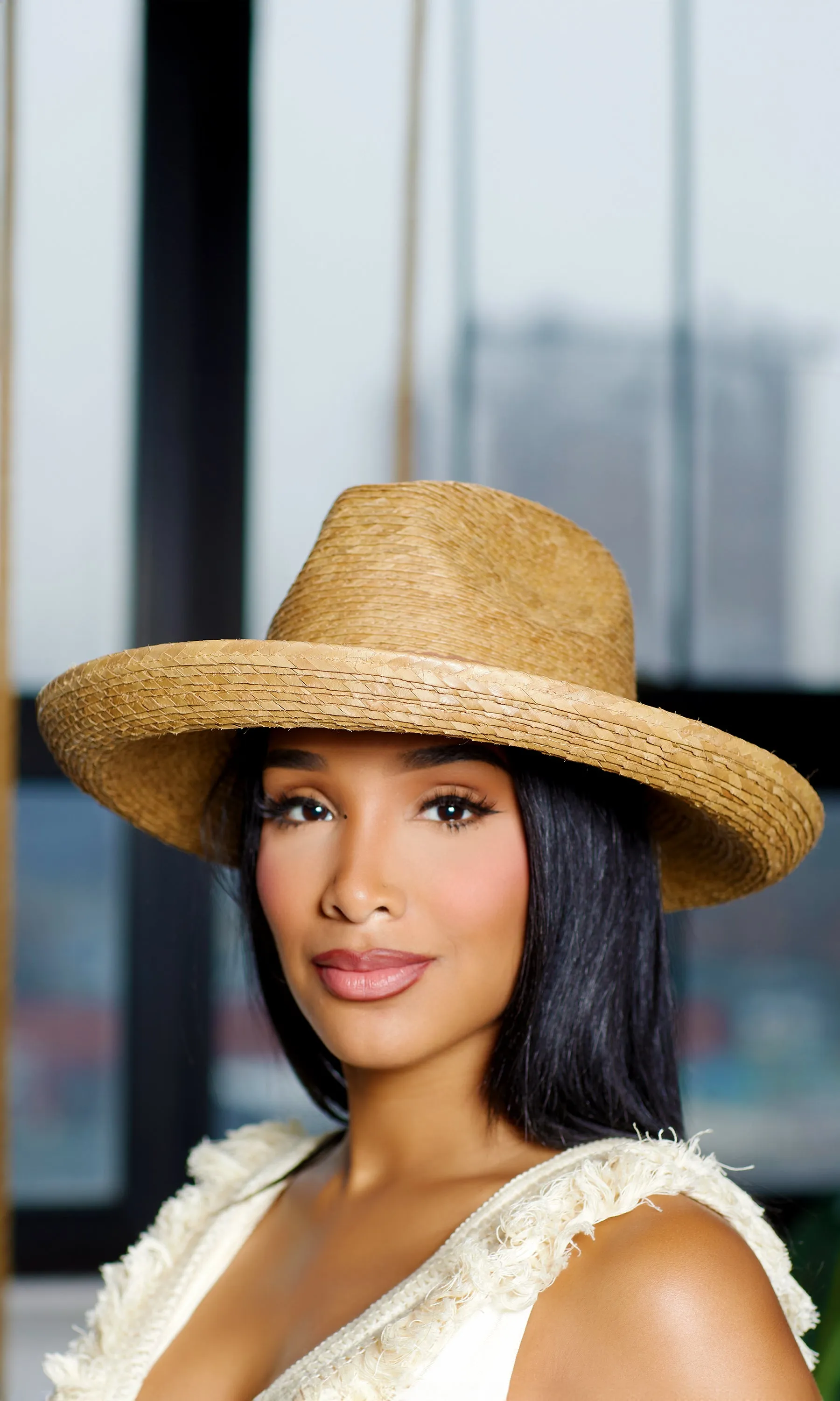 Straw U Bring Fedora Brown Plait Band sold by Cutely Covered product image thumbnail 2