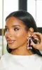 Multi Pink  Jeweled Earrings sold by Cutely Covered