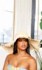 Lace-Banded Raw Edge | Women’s Adjustable Wide Brim Straw Hat Sun Protection - Tan sold by Cutely Covered