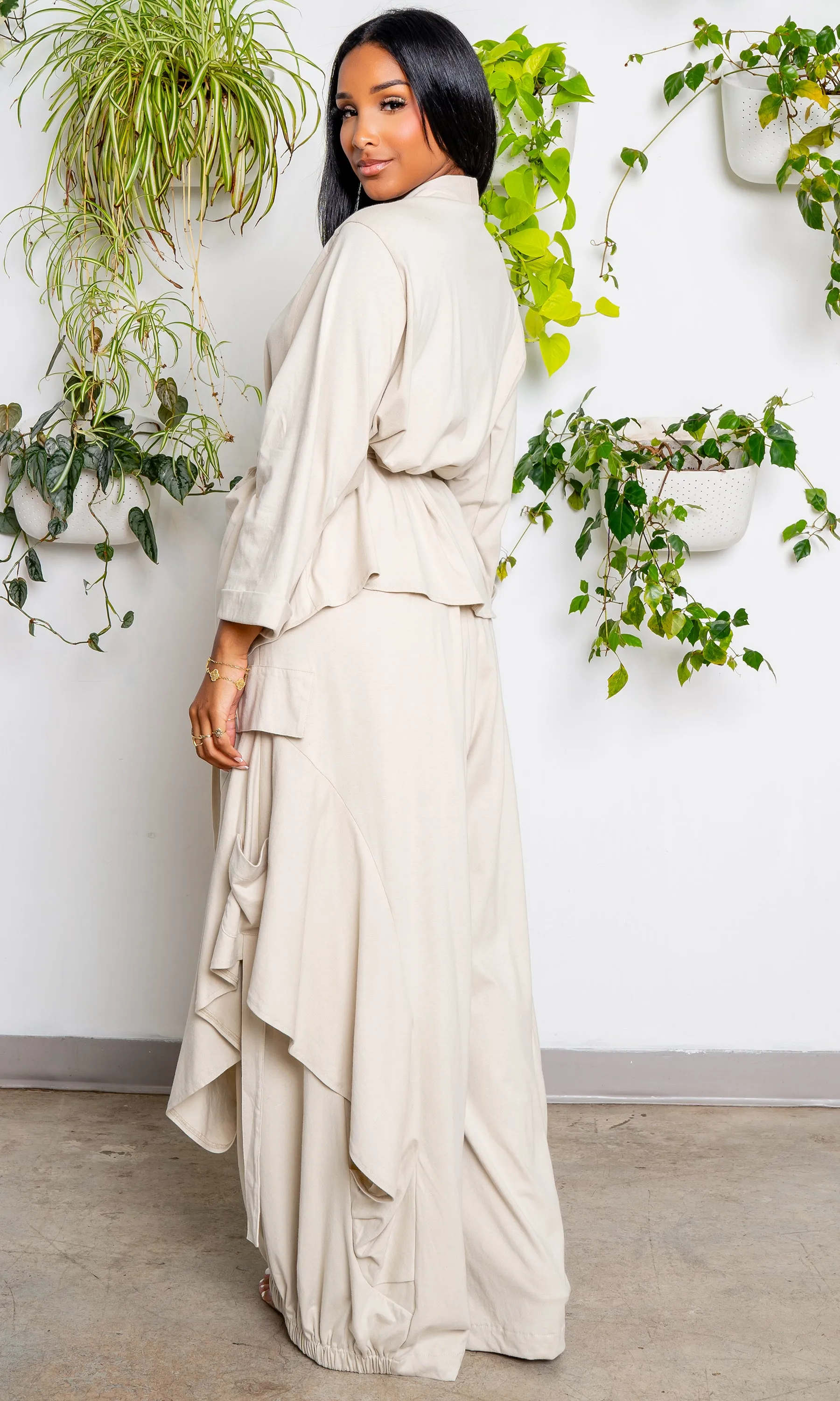 Luxury | Jersey Cardigan Set sold by Cutely Covered product image thumbnail 5