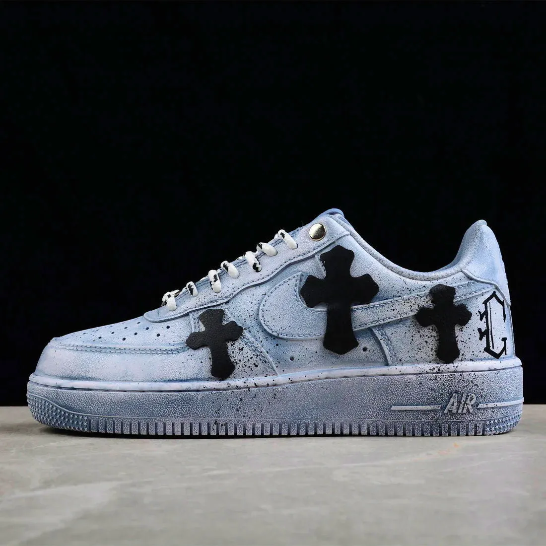 新品 限定色 確実正規品 ChromeHearts×DIPPED IN BLUE Chrome Hearts X Dipped in Blue Crop Tee - SRM – SHENGLI ROAD