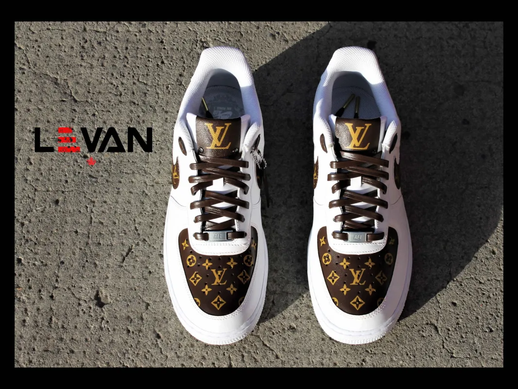 'Real Color LV' Nike Air Force 1 sold by Drippy Custom Many