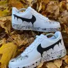 'Black Drip' Air Force 1 sold by Drippy Custom Many