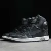 Black Off-Louis LV Air Jordan 1 sold by Drippy Custom Many