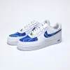 Blue Bandana Air Force 1 sold by Drippy Custom Many