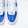 Blue Bandana Air Force 1 sold by Drippy Custom Many