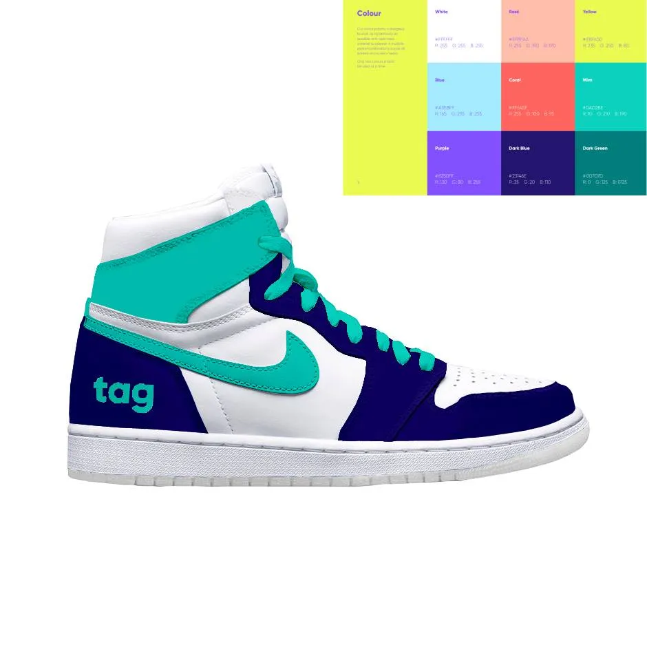 Custom "TAG" design sold by Drippy Custom Many