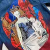 'Renaissance' Hand-Painted Denim Jacket sold by Drippy Custom Many