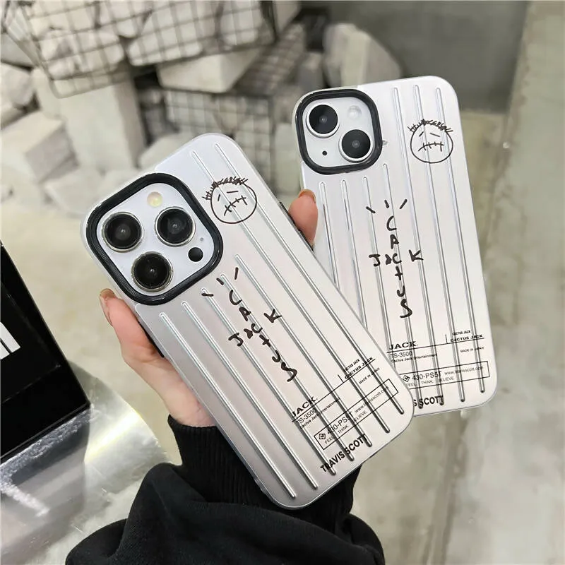 Cactus Jack Silver Suitcase IPhone Case sold by Drippy Custom Many