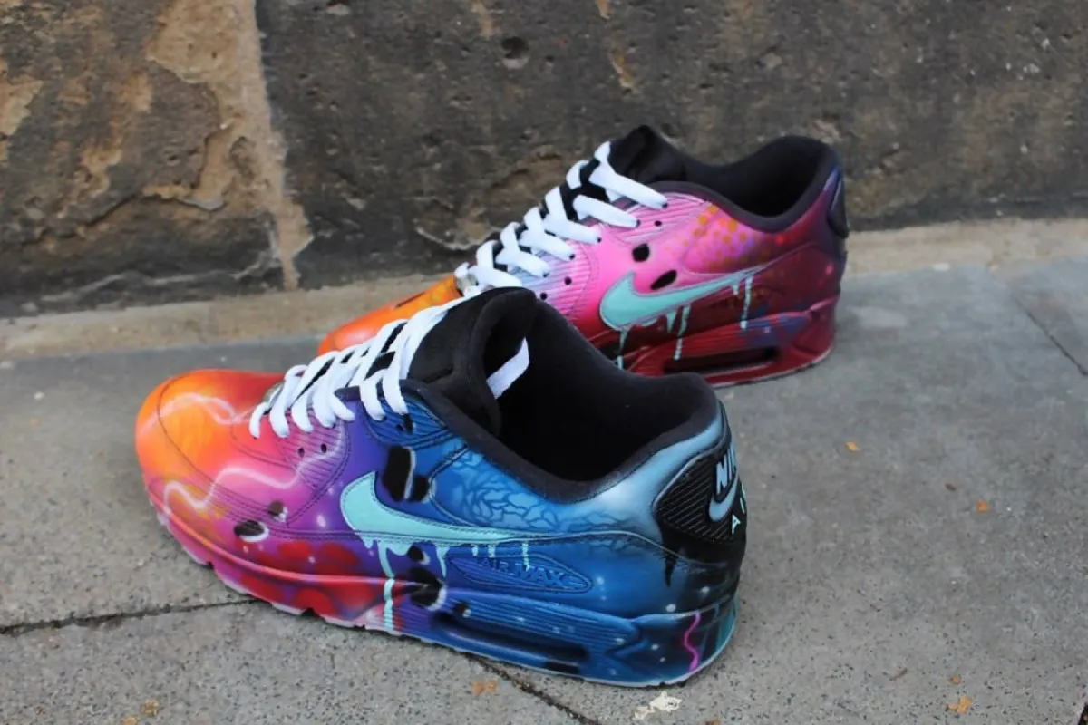 Blue Galaxy Drip' Air Max 90 Parallel