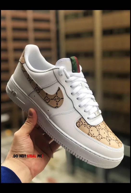 Real Color GG Air Force 1 sold by Drippy Custom Many