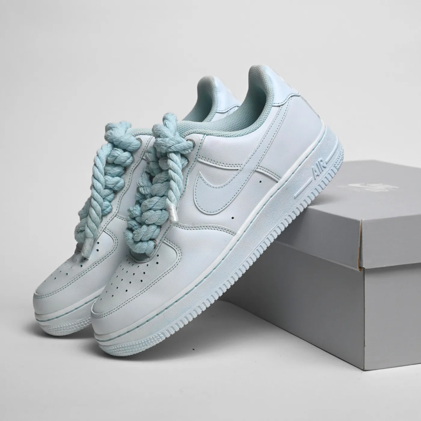 Dyed Blue Rope Air Force 1 sold by Drippy Custom Many product image thumbnail 3