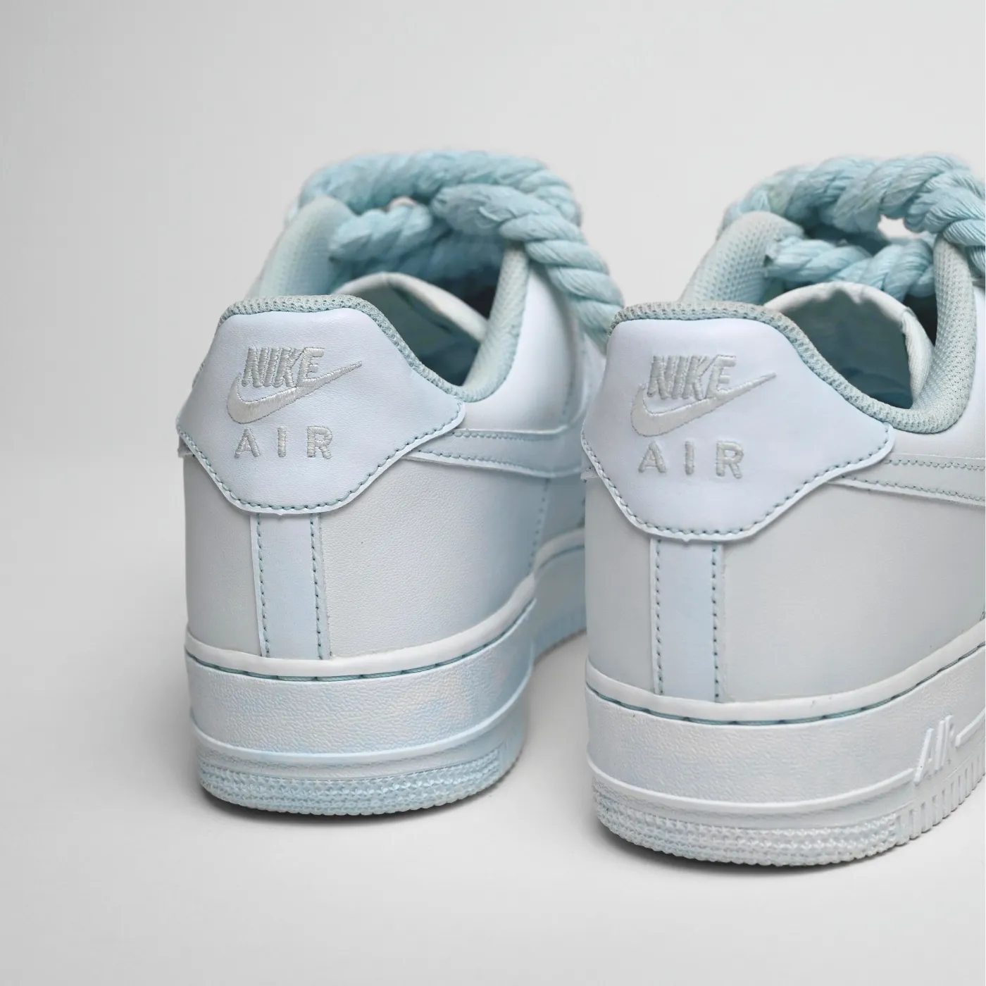 Dyed Blue Rope Air Force 1 sold by Drippy Custom Many product image thumbnail 4