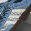Flower Lace Blue Ice Adidas Spezial sold by Drippy Custom Many
