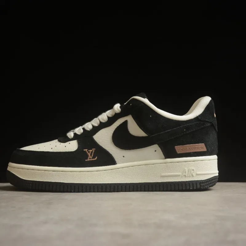 Suede Luxe LV Air Force 1 sold by Drippy Custom Many