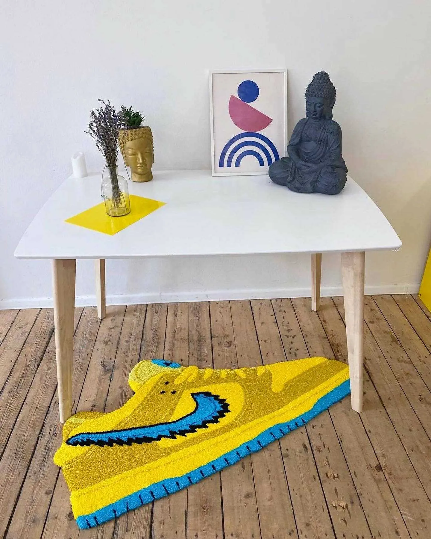 SB Low Grateful Dead Bears Yellow Rug sold by Drippy Custom Many product image thumbnail 3