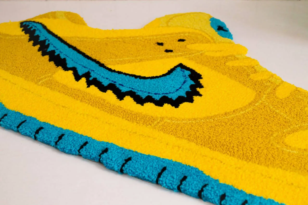 SB Low Grateful Dead Bears Yellow Rug sold by Drippy Custom Many product image thumbnail 5