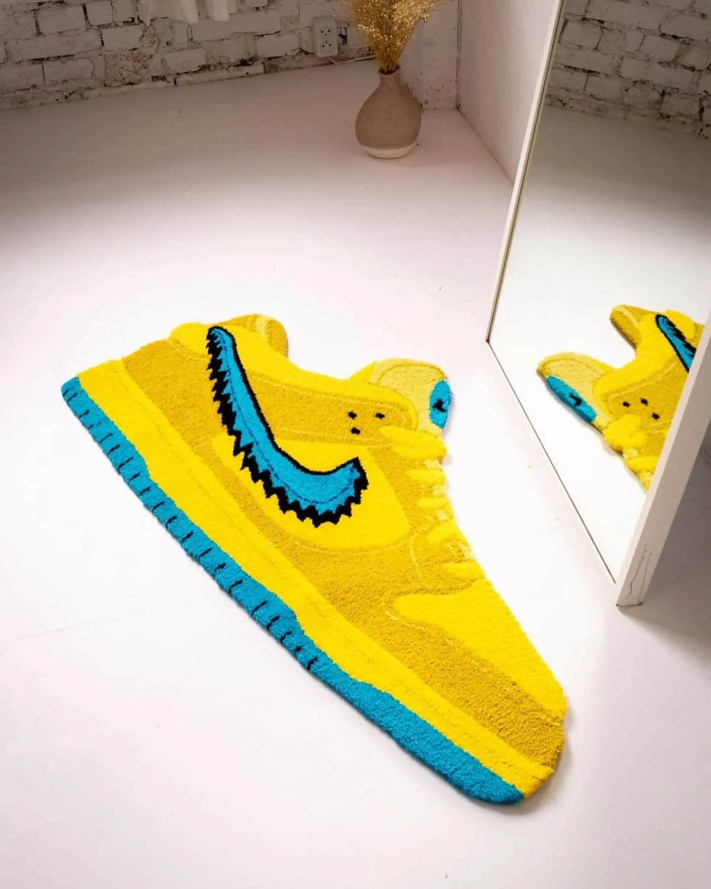 SB Low Grateful Dead Bears Yellow Rug sold by Drippy Custom Many product image thumbnail 2