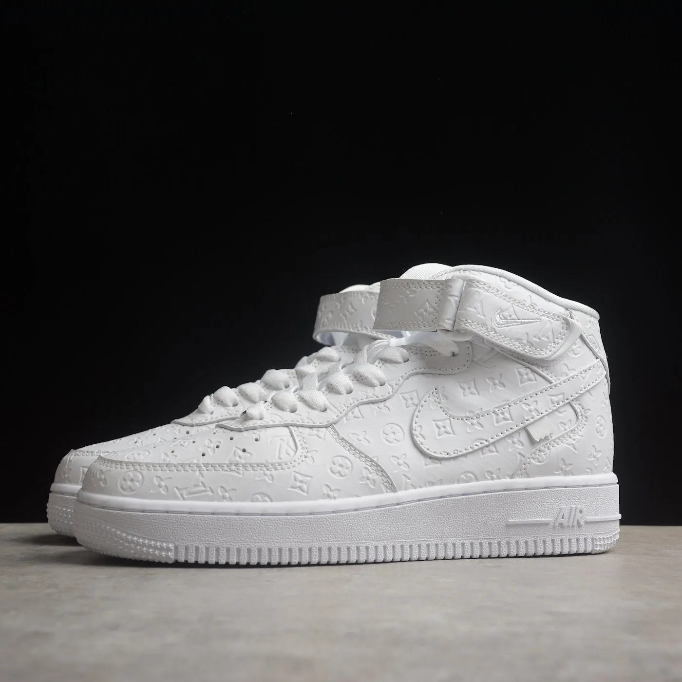 LV Signature Air Force 1 Mid sold by Drippy Custom Many