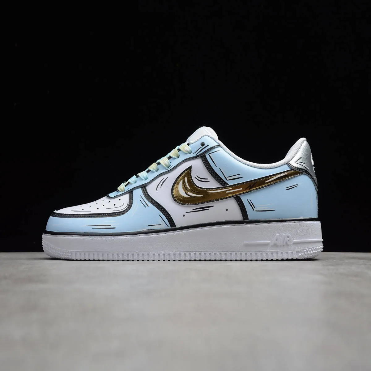 Sketch Outline Air Force 1 (US M 11) sold by Drippy Custom Many product image thumbnail 4