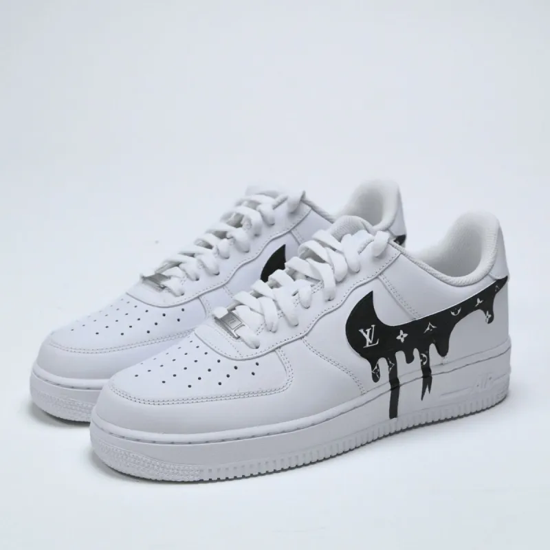 LV Drip Air Force 1 (US M 10) sold by Drippy Custom Many