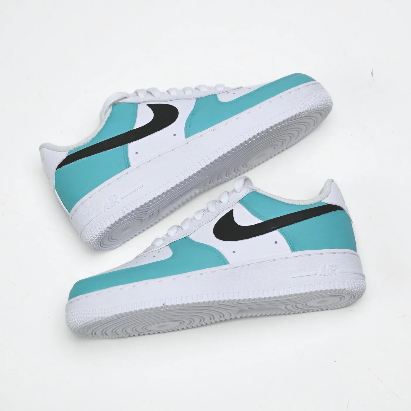 Tiffany Blue Air Force 1 (US M5.5/W7) sold by Drippy Custom Many product image thumbnail 5