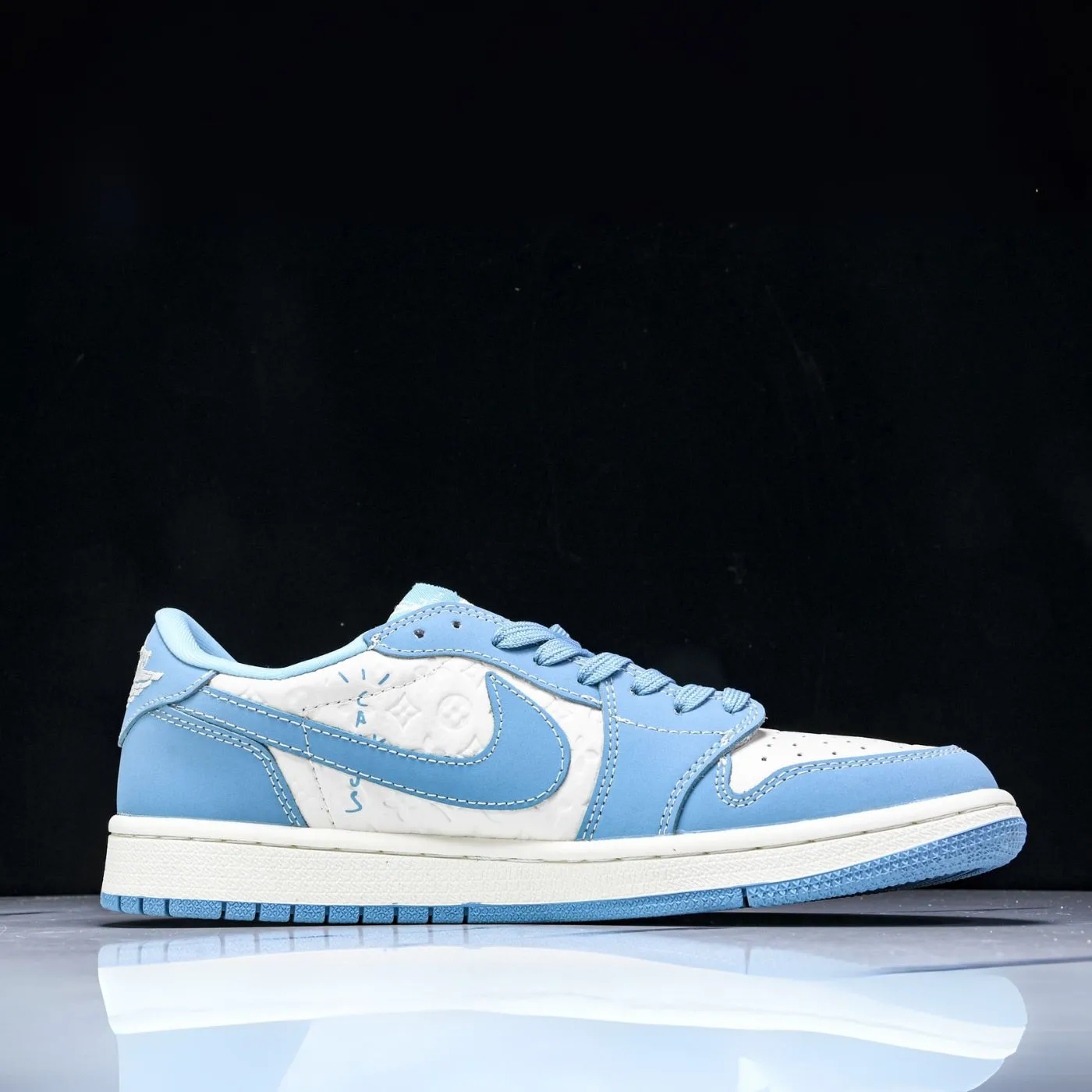 Sky Label LV Air Jordan 1 sold by Drippy Custom Many product image thumbnail 3