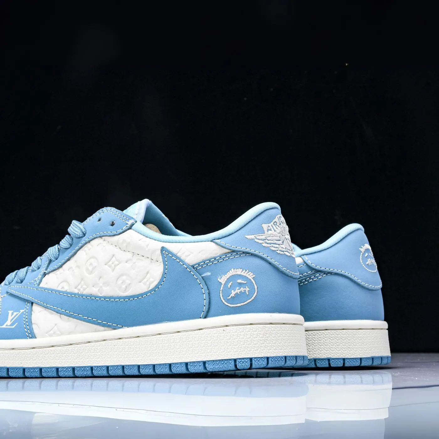 Sky Label LV Air Jordan 1 sold by Drippy Custom Many product image thumbnail 4