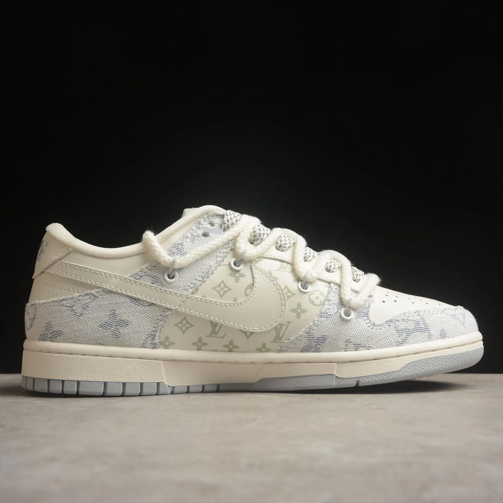 Denim LV Dunks sold by Drippy Custom Many product image thumbnail 2