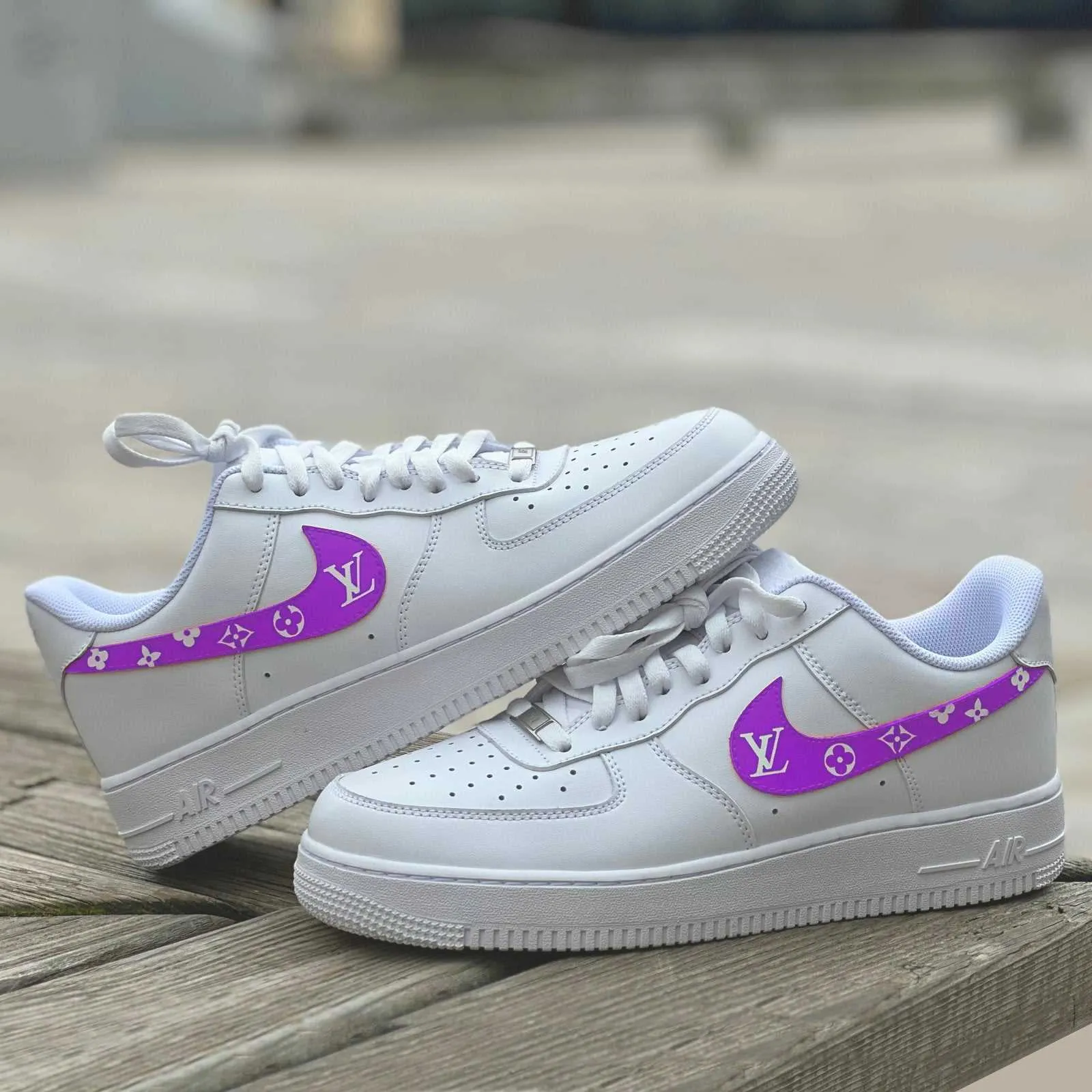 'Louis Vuitton' Air Force 1 sold by Drippy Custom Many product image thumbnail 4