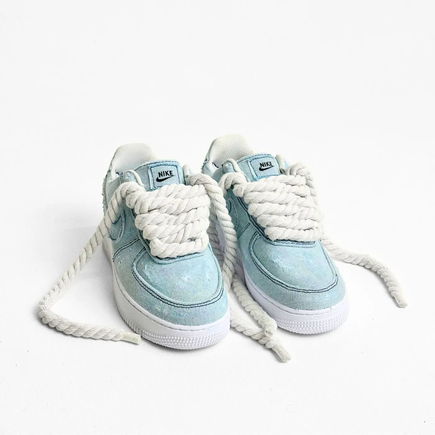 Denim Ropes Air Force 1 sold by Drippy Custom Many product image thumbnail 3